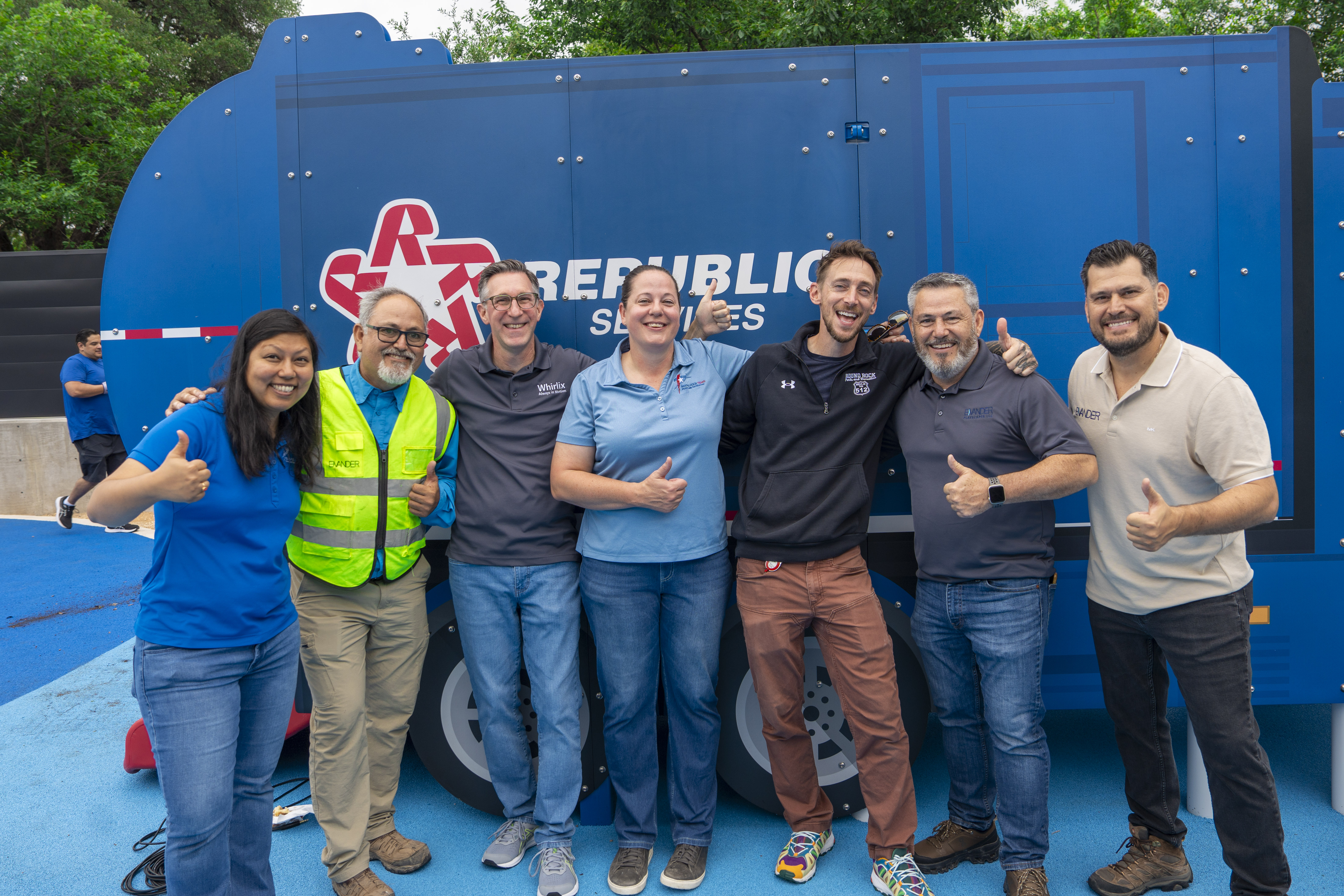 Evander team on site