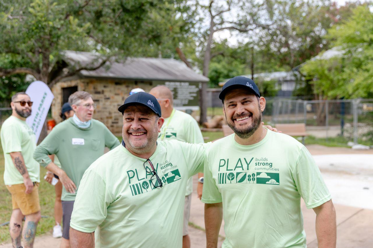 PLAY builds strong communities volunteer team